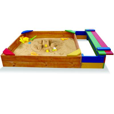 Песочница с ящиком для игрушек